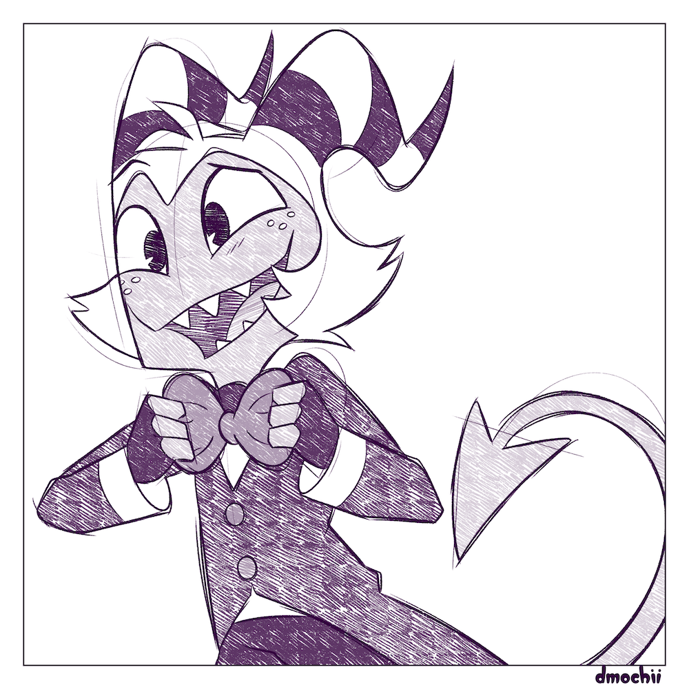 Hell Boss Sketch Print 4