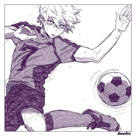 Soccer Sketch Print 2