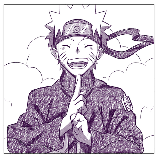 Ninja Sketch Print 1