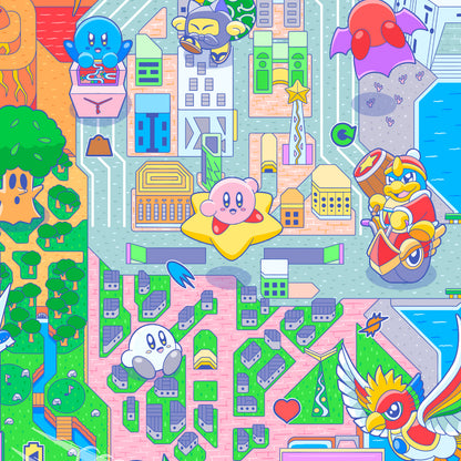 Poyo Air Ride Map Print