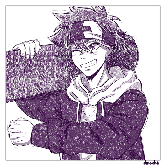 Skate Sketch Print 1