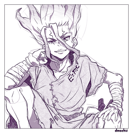 Stone Sketch Print