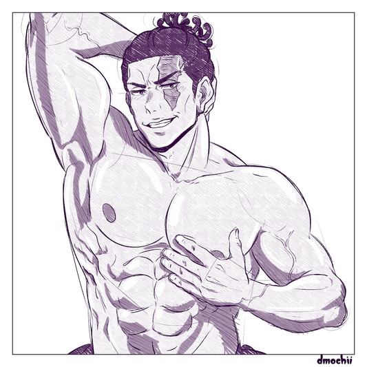 Jujutsu Sketch Print 8