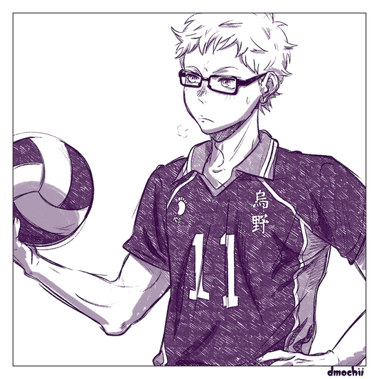 Volleyball Sketch Print 5