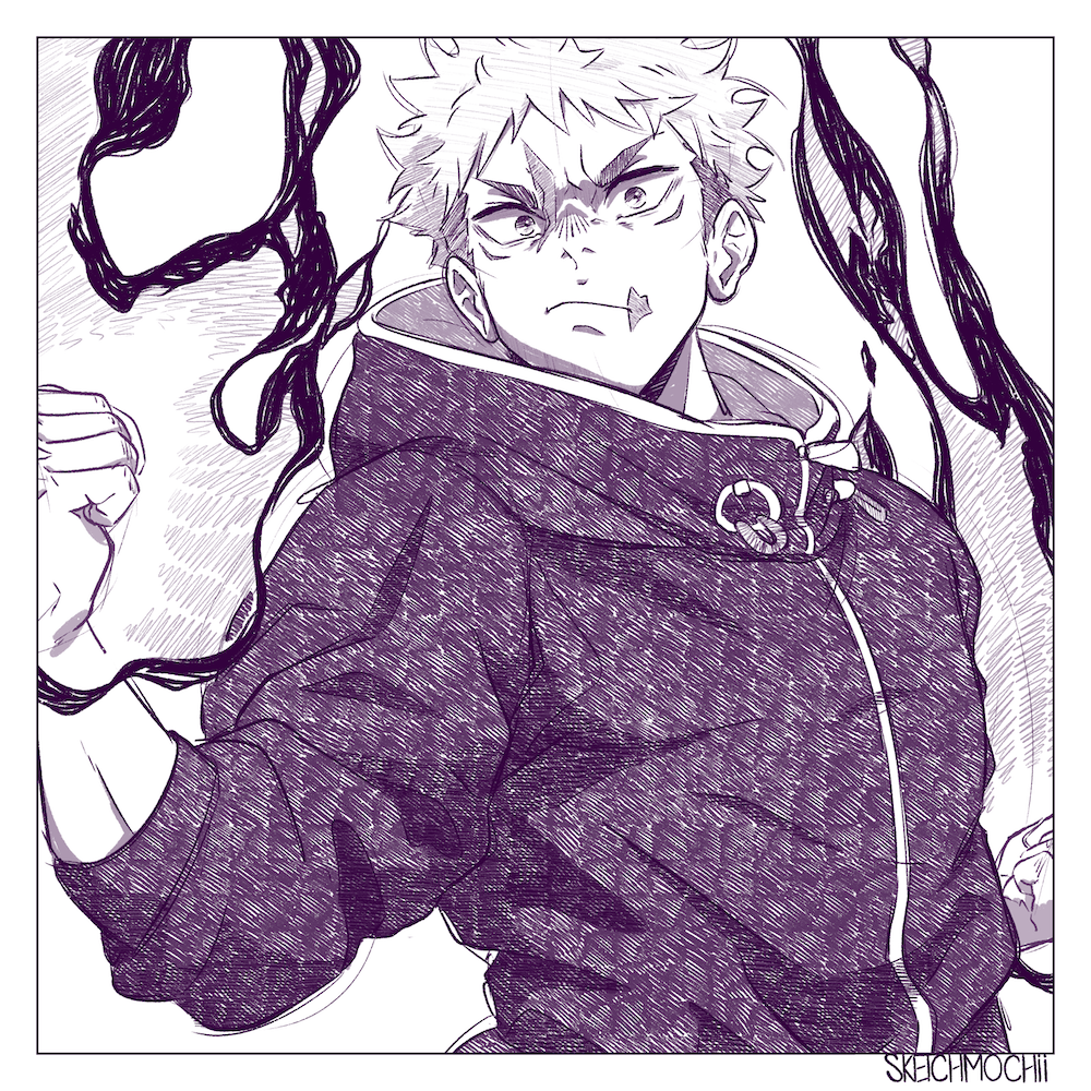 Jujutsu Sketch Print 5 V2