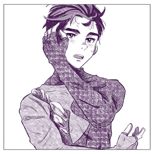 On Ice Sketch Print 1