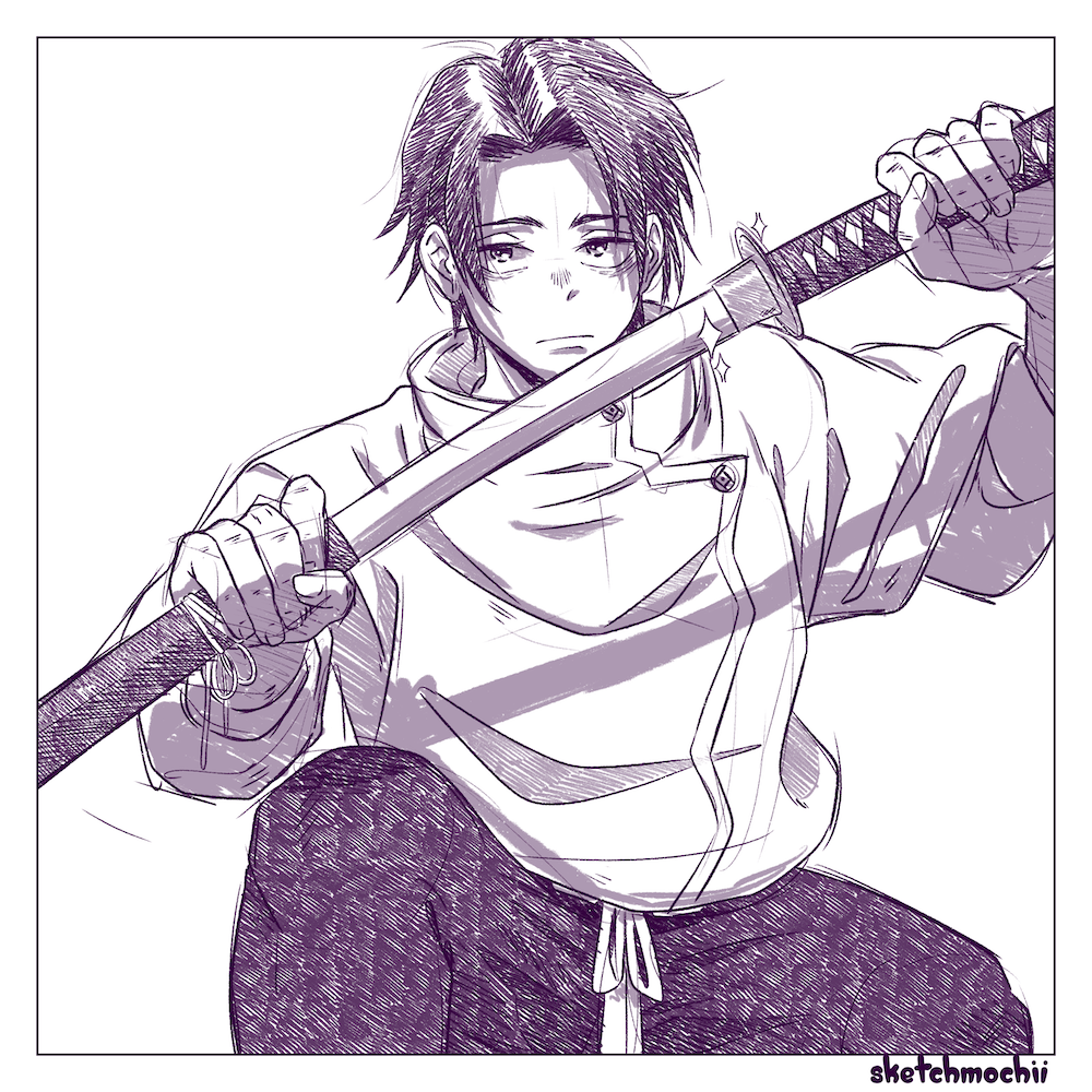 Jujutsu Sketch Print 10