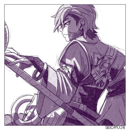 Gachi Sketch Print 2