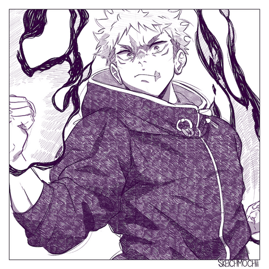 Jujutsu Sketch Print 1 V2
